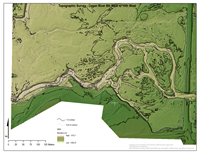 Shaded Relief DEM and Contours image