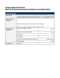 Pacificorps Funding Application for Station Creek Adaptive Beaver Management Plan image